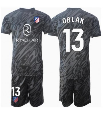 Atletico Madrid Jan Oblak #13 Målvakt Hemmakläder Barn 2024-25 Kortärmad (+ Korta byxor)